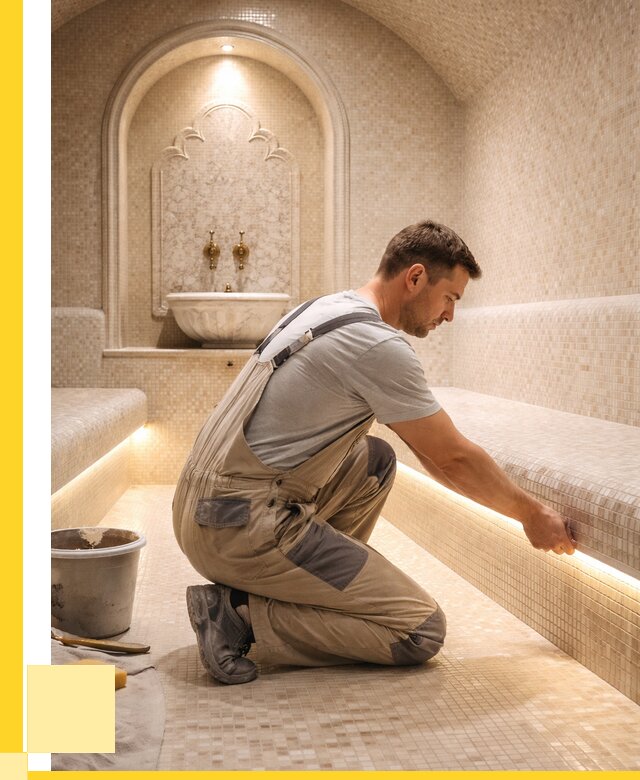 Отделка хамамов под ключ в Минеральных Воде от 5697 р. | ЭриданМнр