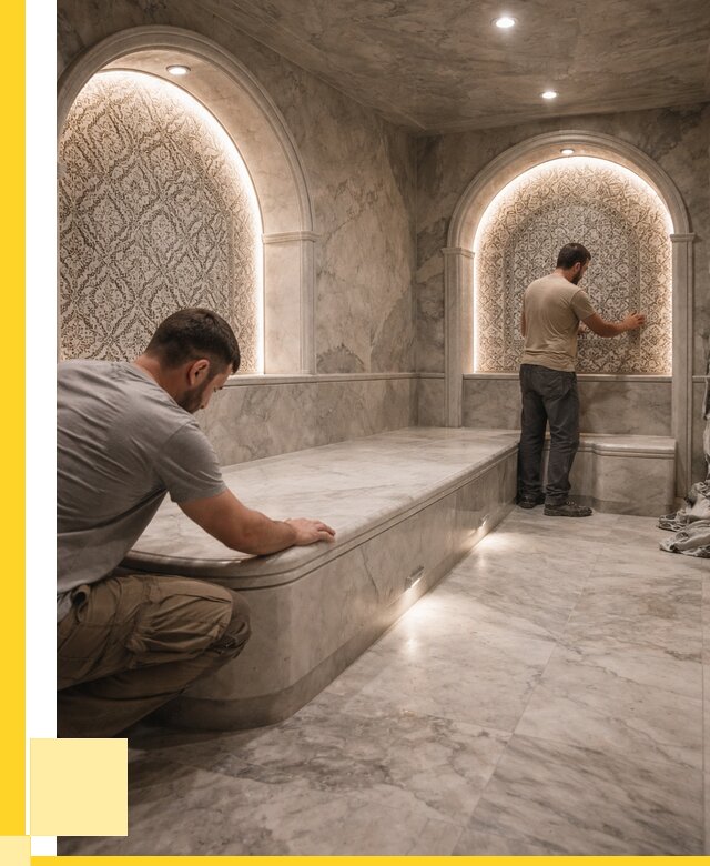 Турецкие бани под ключ в Минеральных Воде от 258950 р. | ЭриданМнр