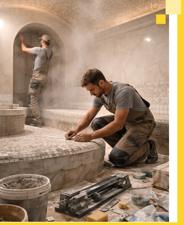 Профессиональный дизайн хамама и SPA под ключ в Минеральных Воде