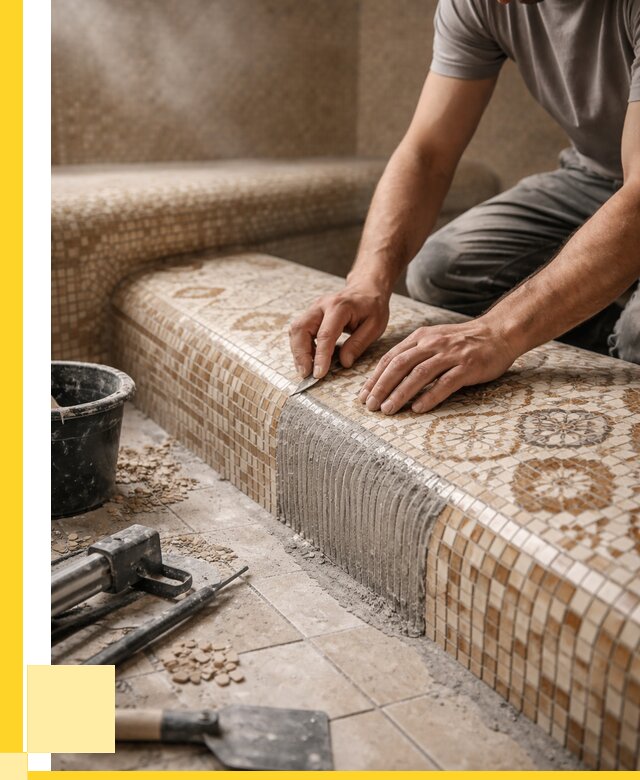 Плитка для хамама под ключ в Минеральных Воде от 3625 р. | ЭриданМнр