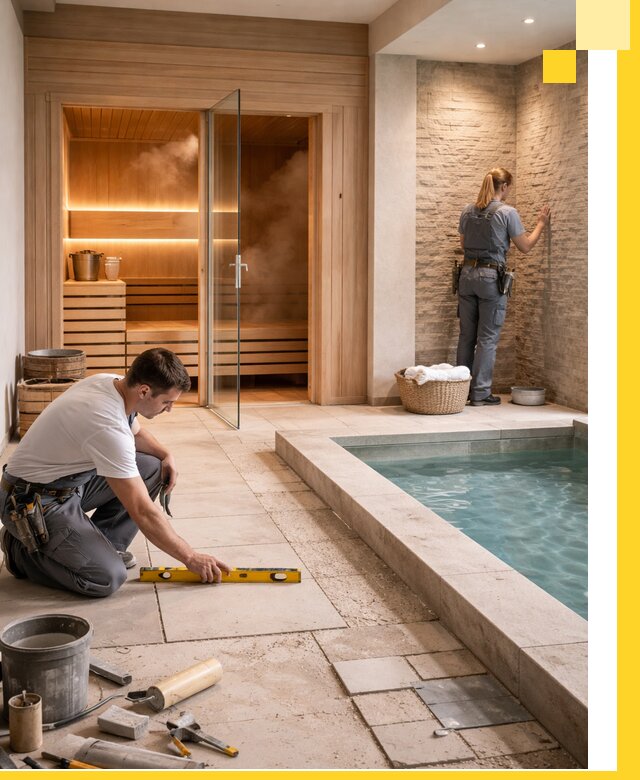 Комплексный дизайн и отделка интерьеров SPA под ключ в Минеральных Воде